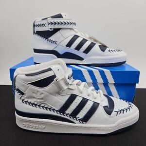 adidas Forum Mid Shoes Aaron Judge White Blue GY3814 Men's Size 10.5 New